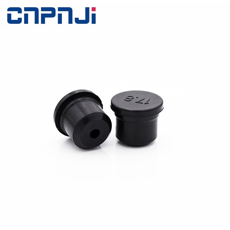 Rubber grommet hole sealing plug 5.5mm cone shape epdm/bromobutylityl rubber stopper for mini cable gland