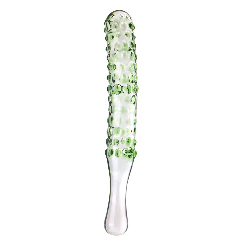 Waterproof Erotic Cucumber Transparent Glass Dildos Artificial Penis Fruit Shaped Big Glass Anal Butt Plug Sex Toy for Men Women