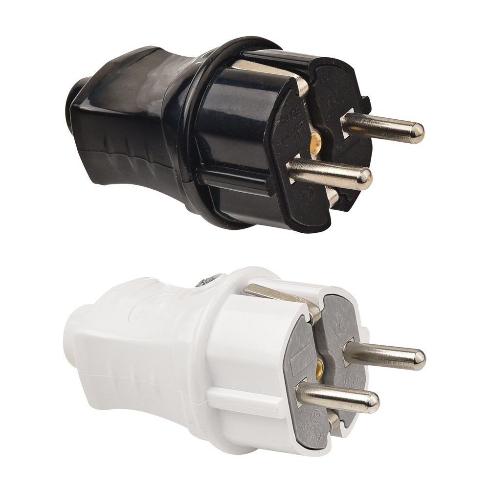 MALE PLUG - GROUNDED - 220V 16A - ELECTRICAL PLUG