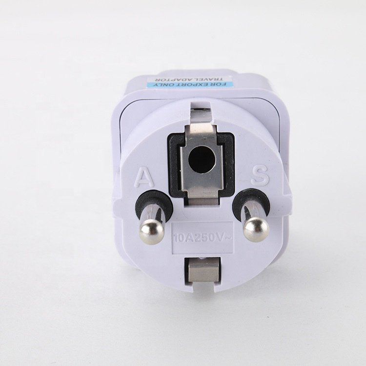 cantell 250V Converter Socket 10A EU Plug Travel Socket Universal travel UK EU adapter