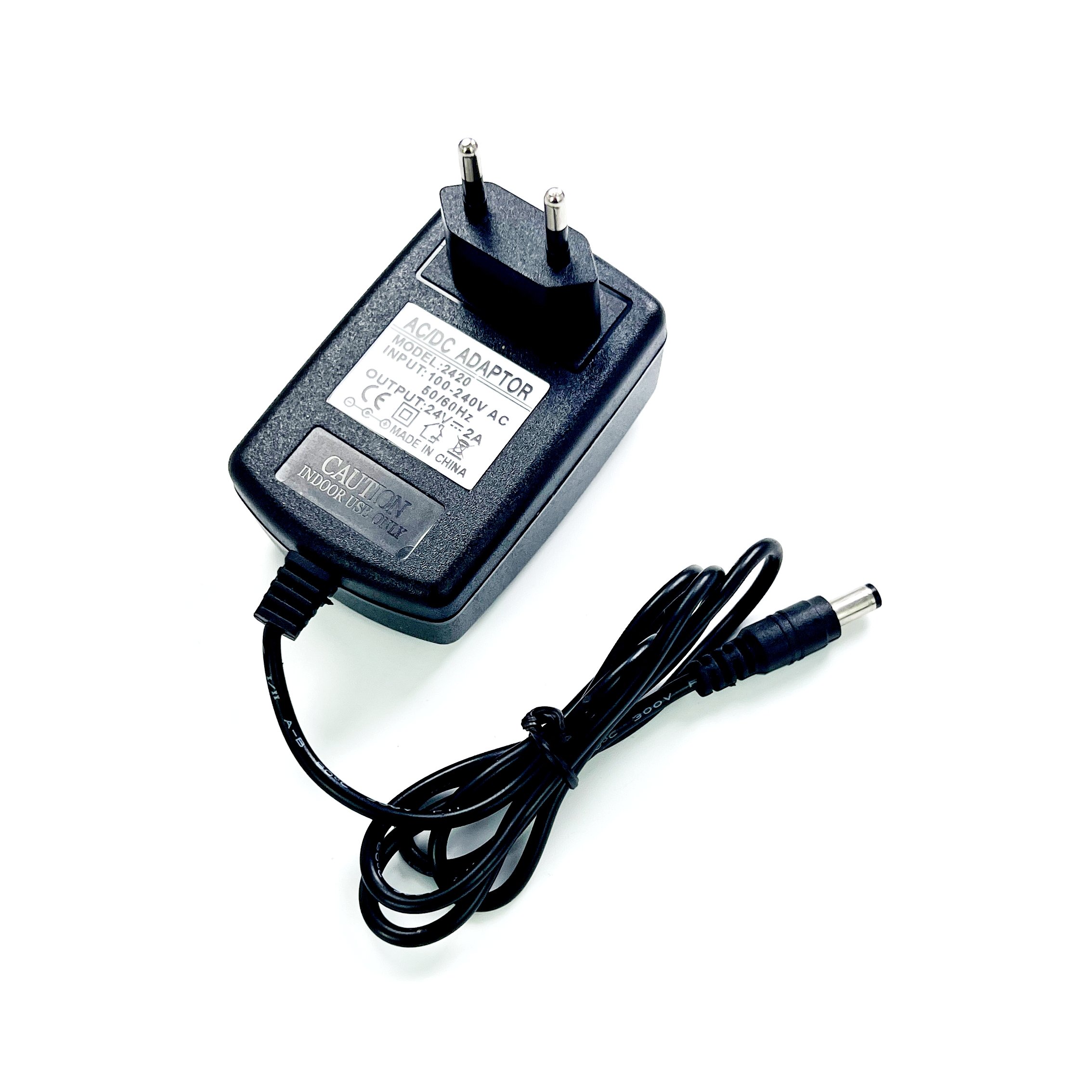 US EU 24V Power Wall Plug for Nail Art Light Therapy Machine Water Purifier Motor AC DC 24V 2A Power Adapter