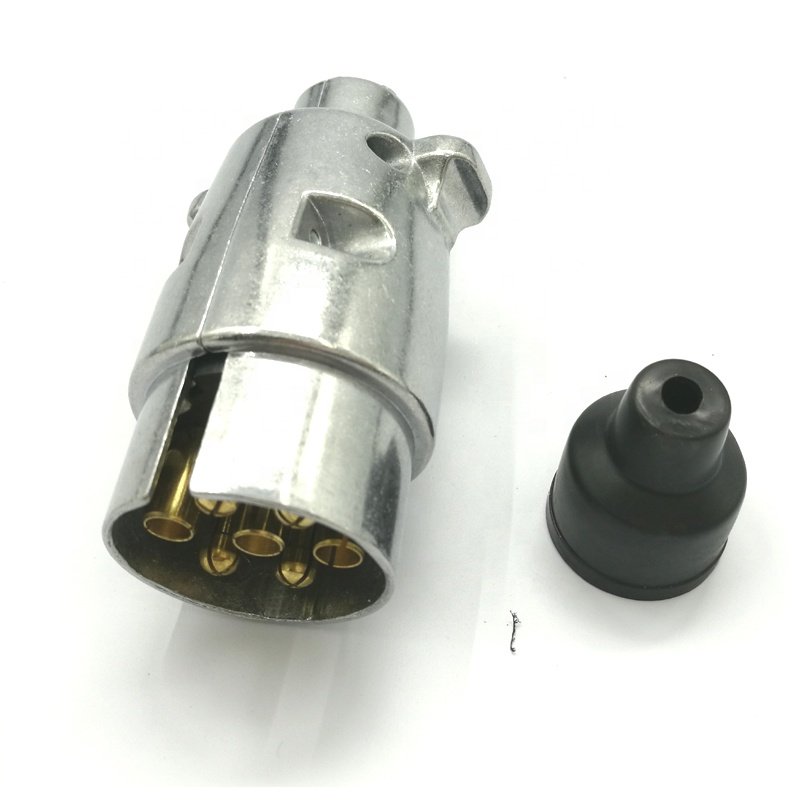 Factory directly 12v 7-pin trailer metal plug 7 pin to 4 pin trailer adapter