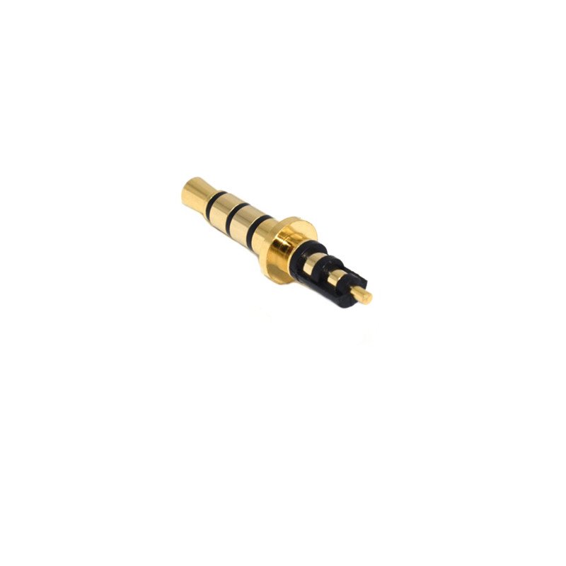 High Quality Gold plated male 3.5MM stereo 4pole earphone plug