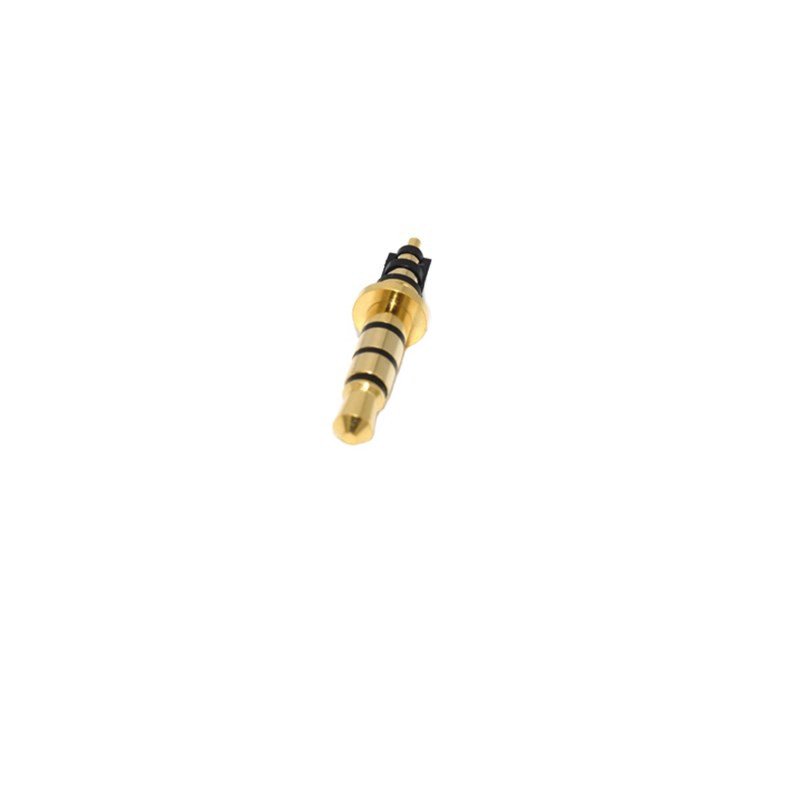High Quality Gold plated male 3.5MM stereo 4pole earphone plug