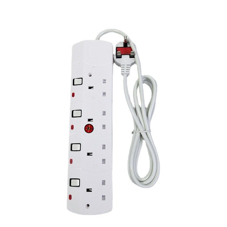 universal 3 4 5 6 gang extension cable wire plug extension socket