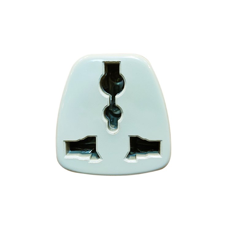 Converter plug 2 pin to uk 3 pin 13 amp adaptor
