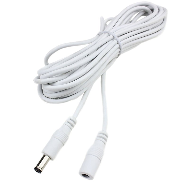 Dc Power Extension Cable,5.5mm x 2.1mm 12v Extension Cord 6FT Security Camera Cable DC Male to Female Extender Wire