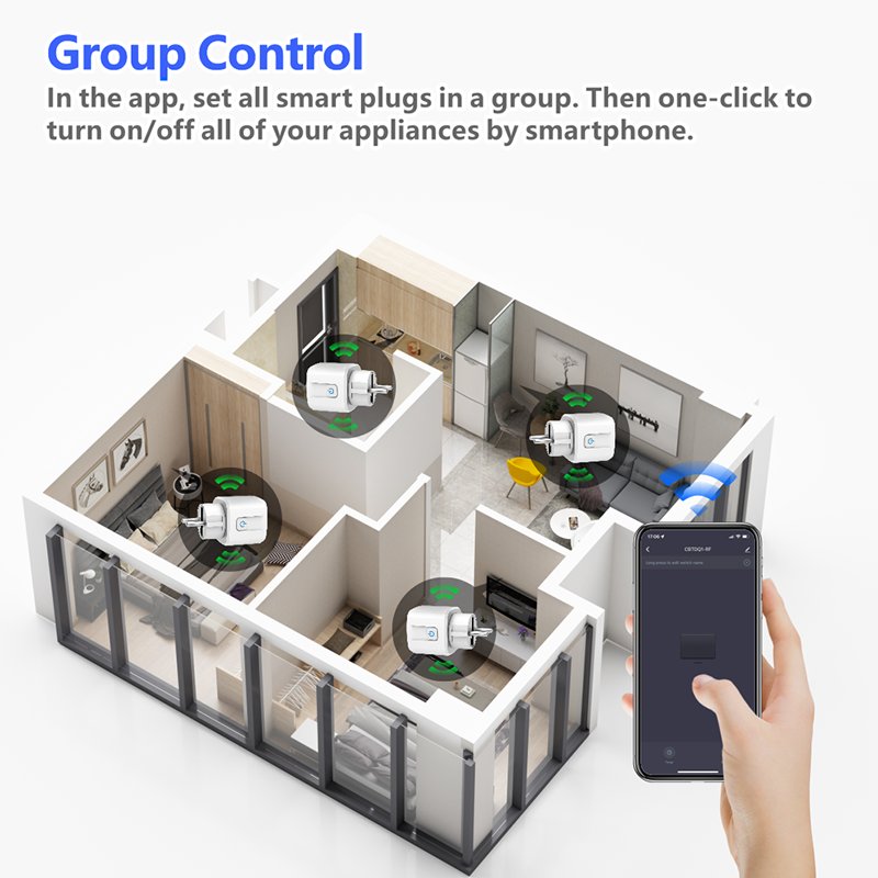 Tuya Smart Plug 16A 220V Wireless WiFi Smart Plug Electricity statistics Smart Socket EU Mini Socket Alexa Google control Socket