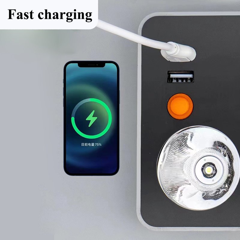 2023 Portable Emergency Multifunctional Plug in Charging Lighting Multi Hole Socket With Lamp