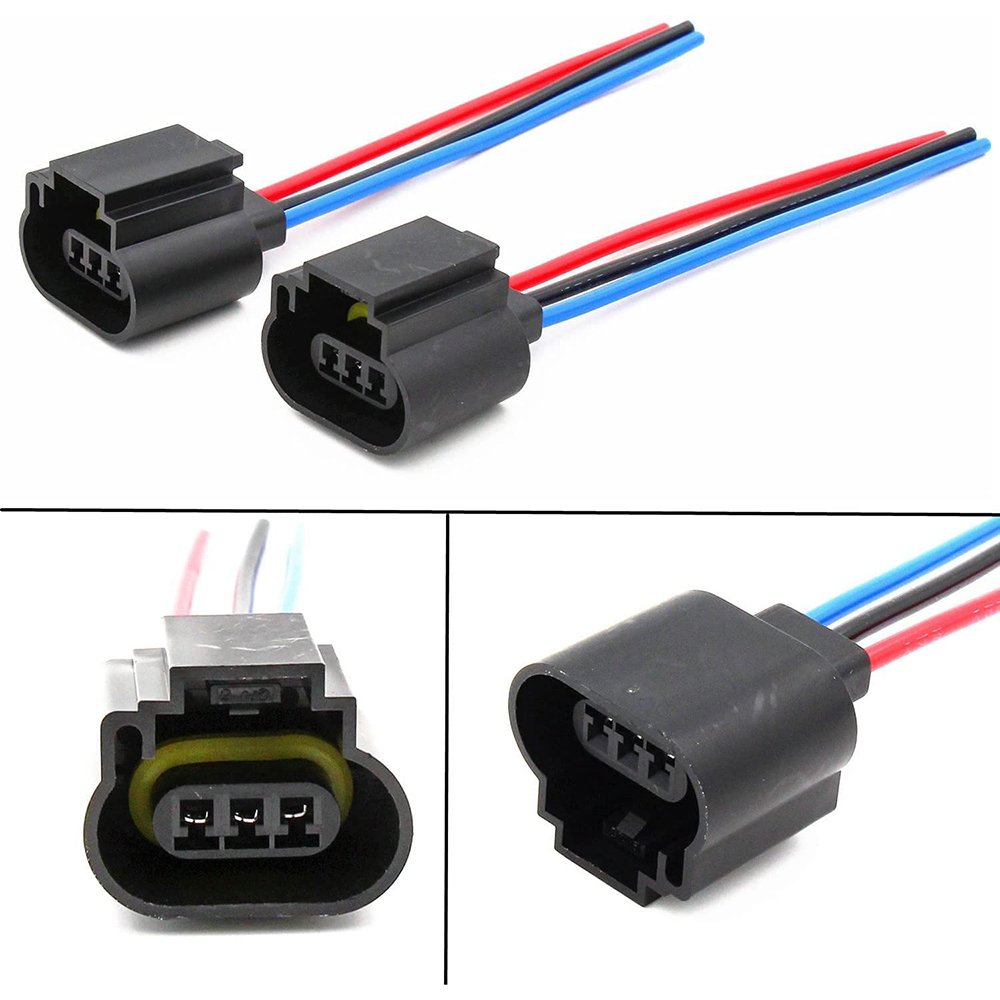H4 H7 H11 H13 H16 5202 Female Adapter Sockets pigtail Wiring Harness Connector Holder Plug For Headlight Fog Light Retrofit
