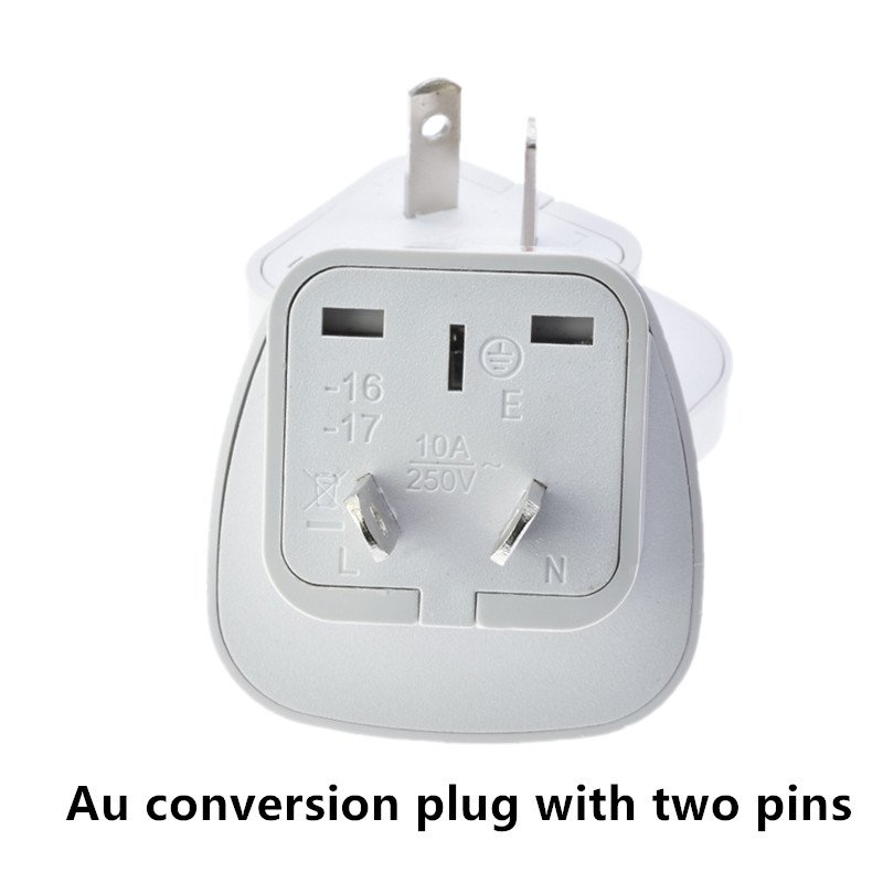 Universal to China travel plug adapter with safety protection door US/EU/UK to AU plug SS-17Australia, New Zealand, Argentina