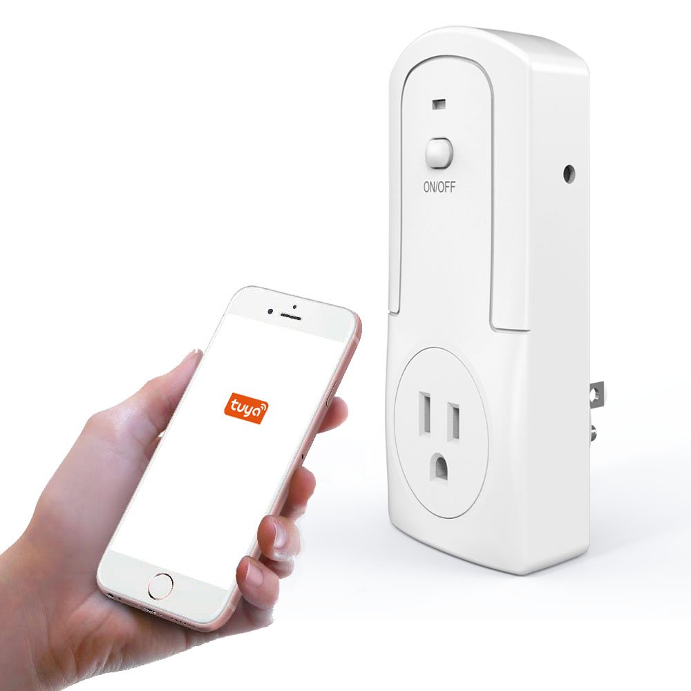 Tuya Smart Wireless Electric Remote Outlet Switch Plug In Type With Power Meter Function