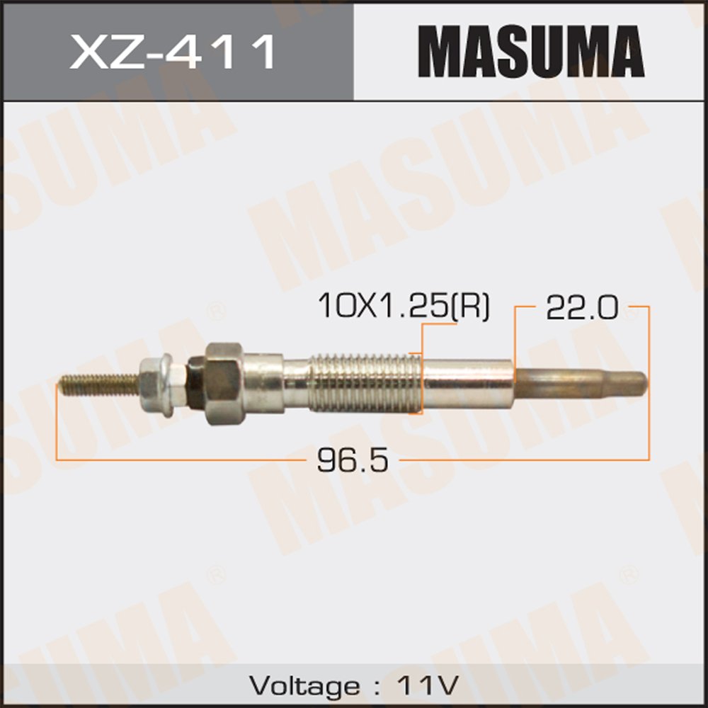 XZ-411 MASUMA Auto Supplier ignition glow plug heater Duratec RFP1-18-601 RFP1-18-601 for MAZDA BONGO BRAWNY