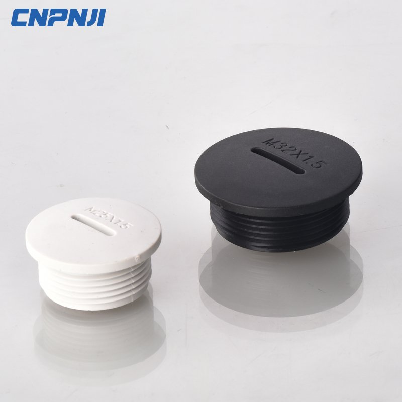 CNPNJI White Black nylon screw plastic hole plugs stop plug blind plug