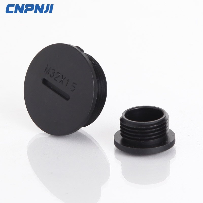 CNPNJI White Black nylon screw plastic hole plugs stop plug blind plug