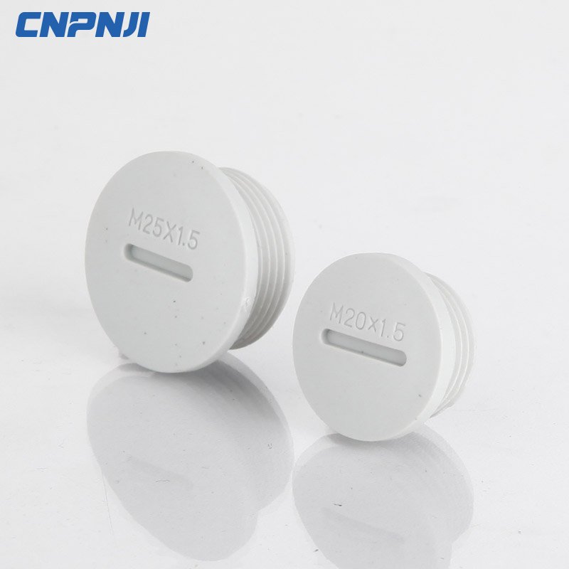 CNPNJI White Black nylon screw plastic hole plugs stop plug blind plug