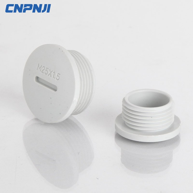 CNPNJI White Black nylon screw plastic hole plugs stop plug blind plug