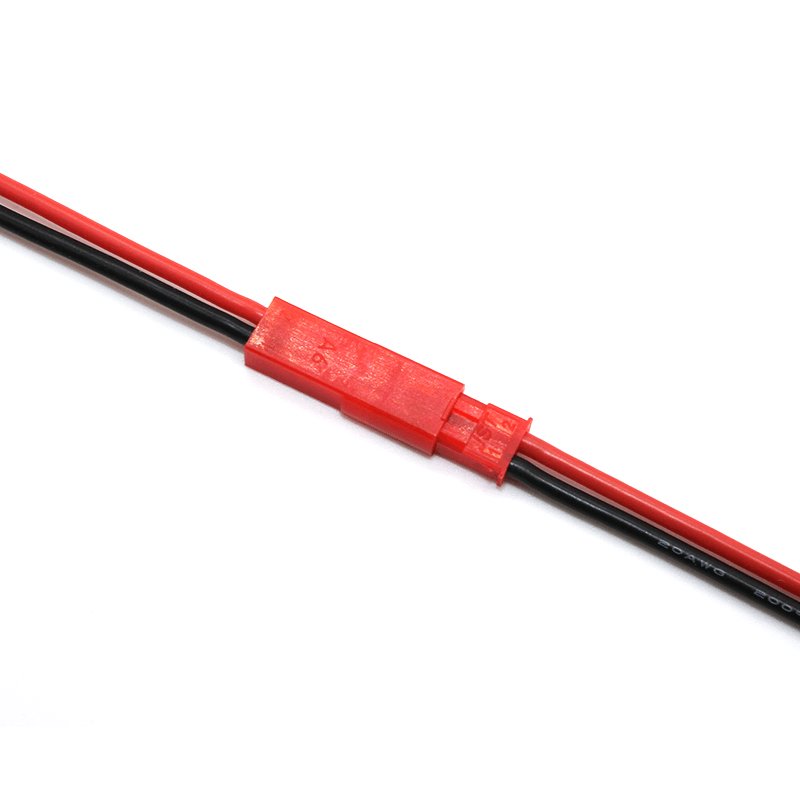 custom SYP-02T-1 2.54 2pin 150mm Female Male Plug Silicone Rubber Servo Cable Red 2.54mm 2P JST RCY SYP Connector Wire Cabel Harness