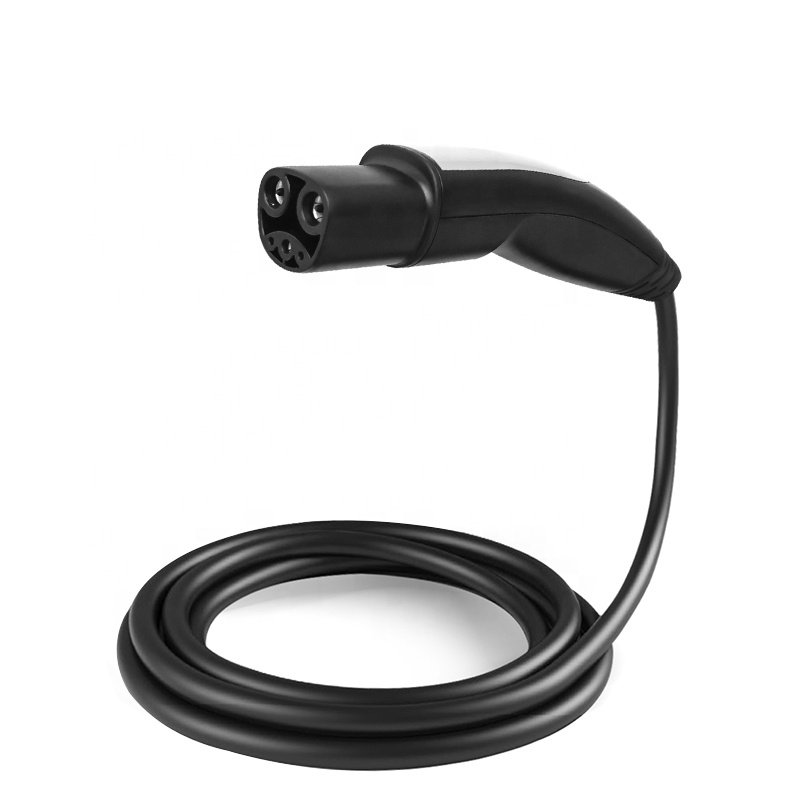 Popular Duosida 32A 7.4kw Type 2 to Telsa /NACS plug ev charging cable 5M mode 3 EV charging connector