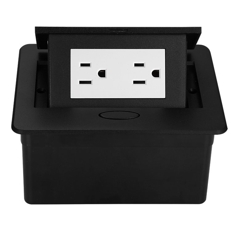 Cheap Price Supply Pop Up Electrical Socket With Power Plug For Office Table Tabletop Socket Desktop Socket Ce Silver Or Black