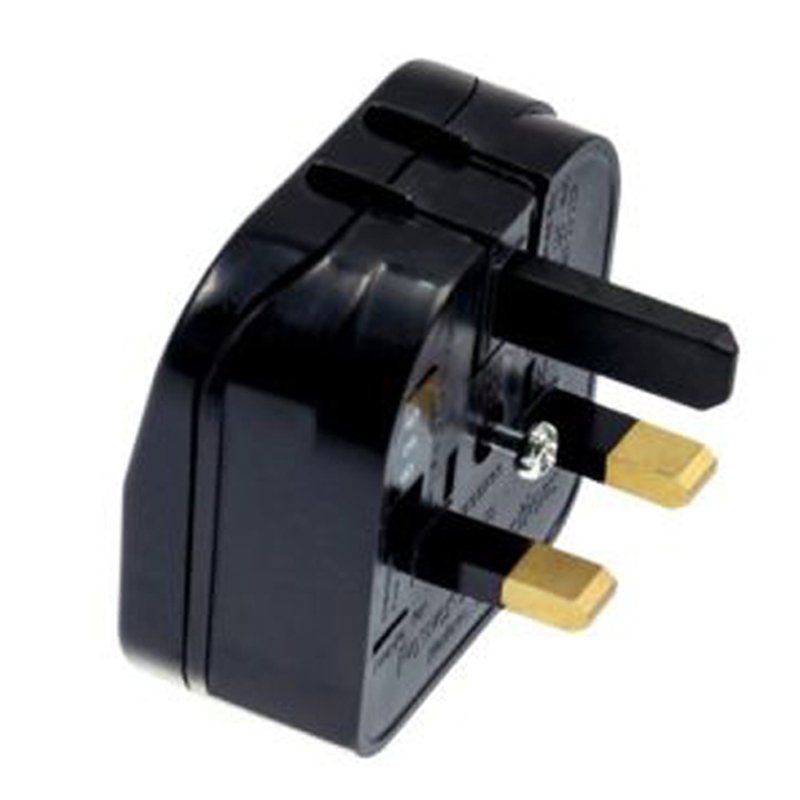 13a Fuse European Euro Eu 2 Pin To Uk 3pin Plug Adapter Power Socket Travel Converter