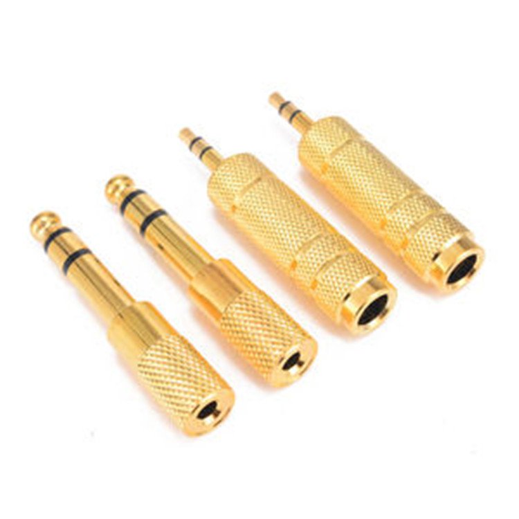 3.5mm stereo plug metal with spring//