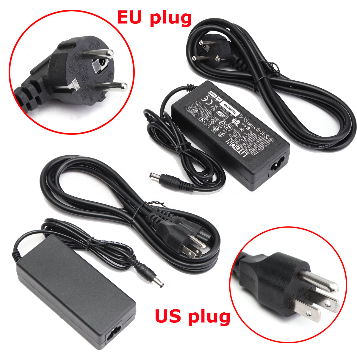 Desktop 36W High Speed Charging 18V 2A 2.5A output Laptop Power Adapter