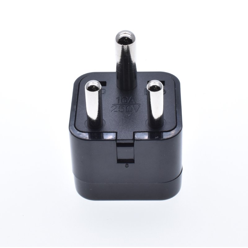 South Africa Power Plug Travel Dubai Saudi Arabia India Pakistan electric socket adapter Type D 10A250V black color England Plug