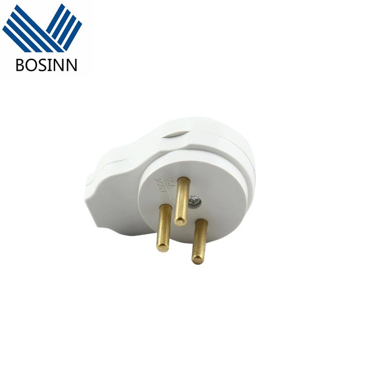 3Pin Israel Plug Socket Male Female Electrical Connector Plug 16A 250V Power Cord Connector Detachable Power Plug