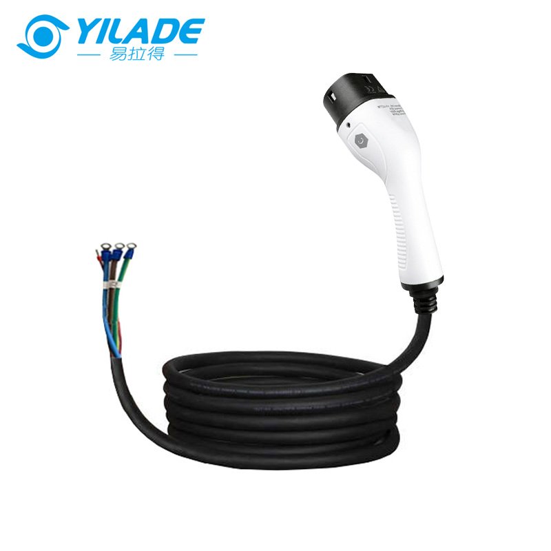 Fisher Hot Selling IEC 62196 type 2 32A Single-phase 5m AC Mennekes electric vehicle EV charging cable plug connector
