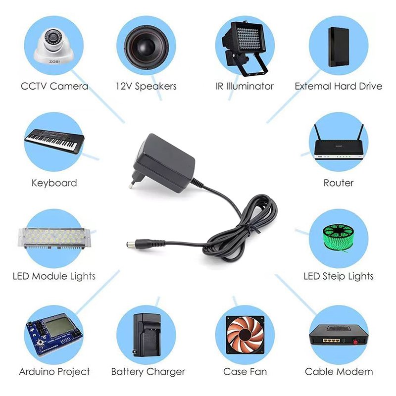 Electric fan toothbrush charging device 12V 1Amp USB port adaptors eu us plug wall charger 1000ma power supply adapter