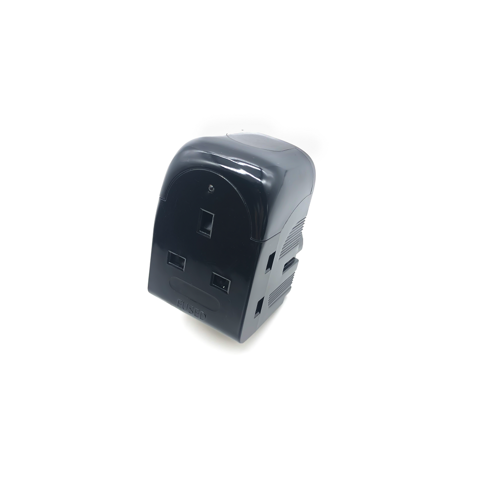 Electrical Equipment Multi UK BS plug adapter adaptor Three UK plugs Power Adapters With full copper pins