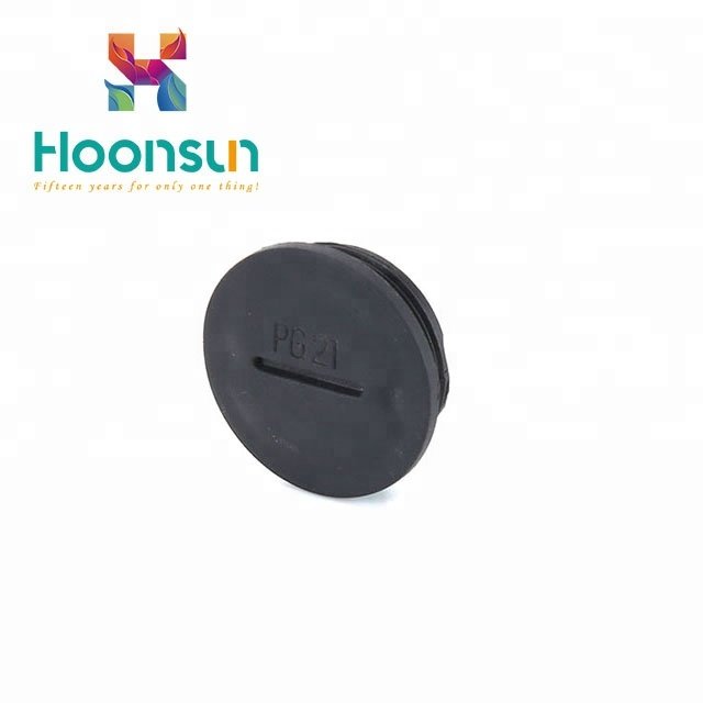 HOONSUN Cable Accessories IP67 waterproof Circle/round brass screw plug m12 m20 thread use for cable gland