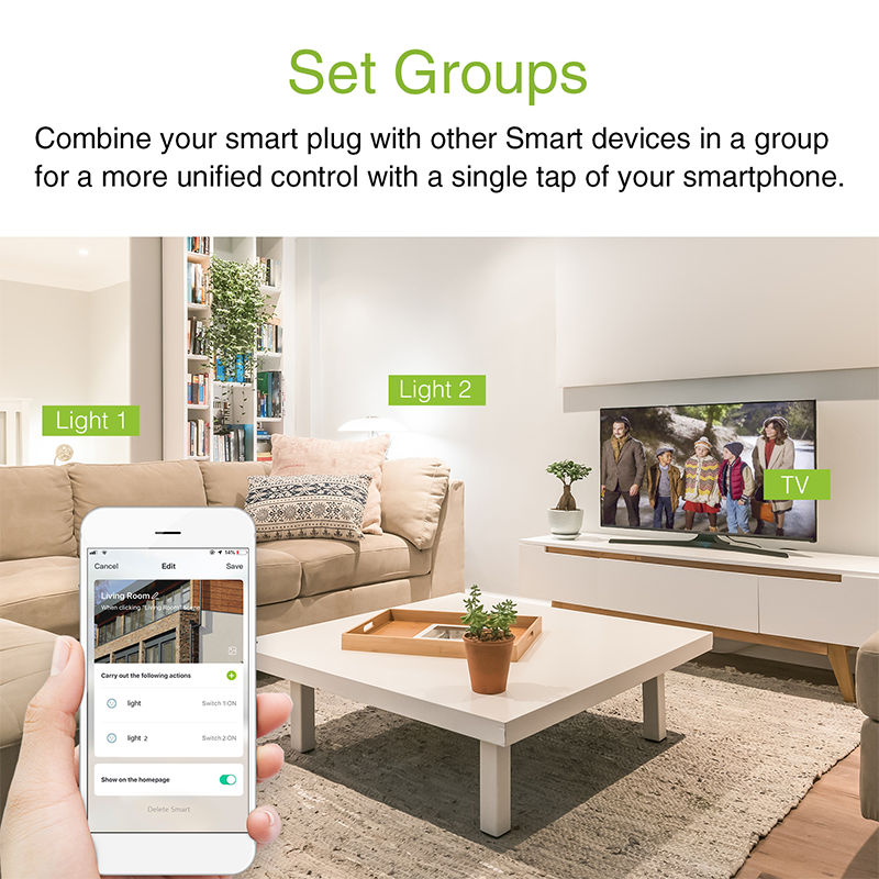 AM hot sales gosund US Standard Wifi Smart Socket Tuya Smart Life Google Home Alexa Mini smart plug