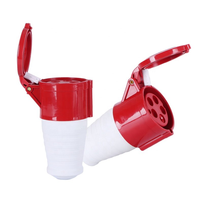 ZNG-225 3 Phase 5 Pin 32A Male Female Industrial Plug Socket 400V Movable Cable Power Socket