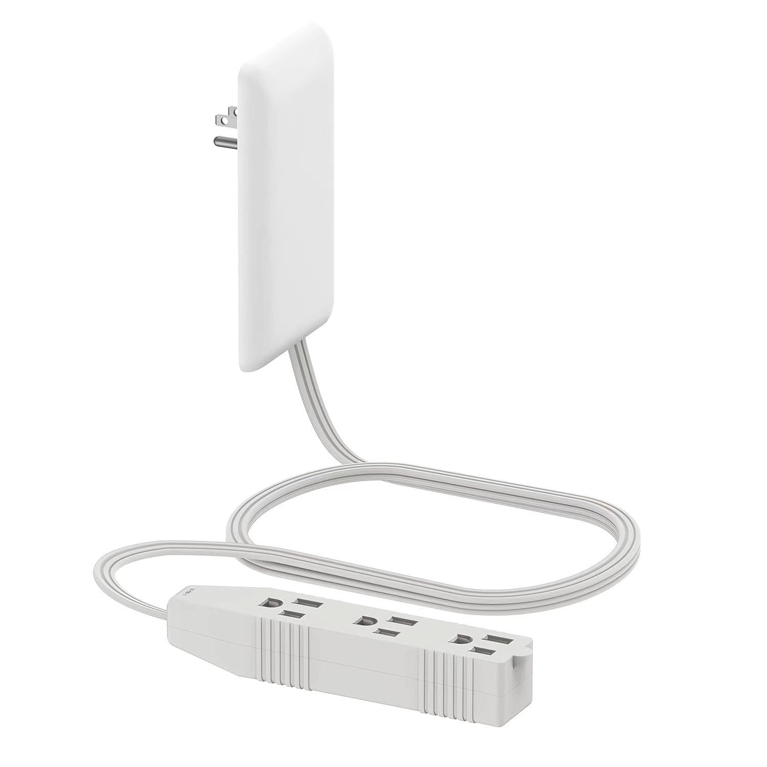 US standard ultra-thin extension cord with 3-hole socket desktop charging suitable for travel office dormitory plug socket