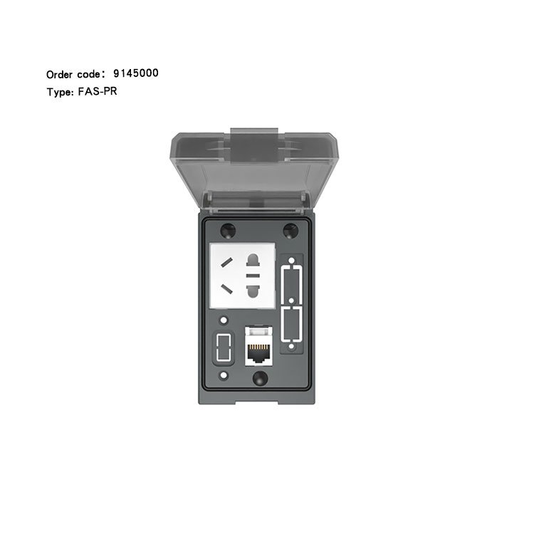 Factory Waterproof Plastic boxes with electrical sockets and switches usb power socket as murr