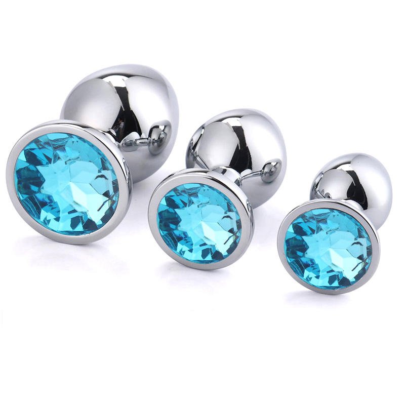 Wholesale sexual wellness products metal Small size plug anal toys for men