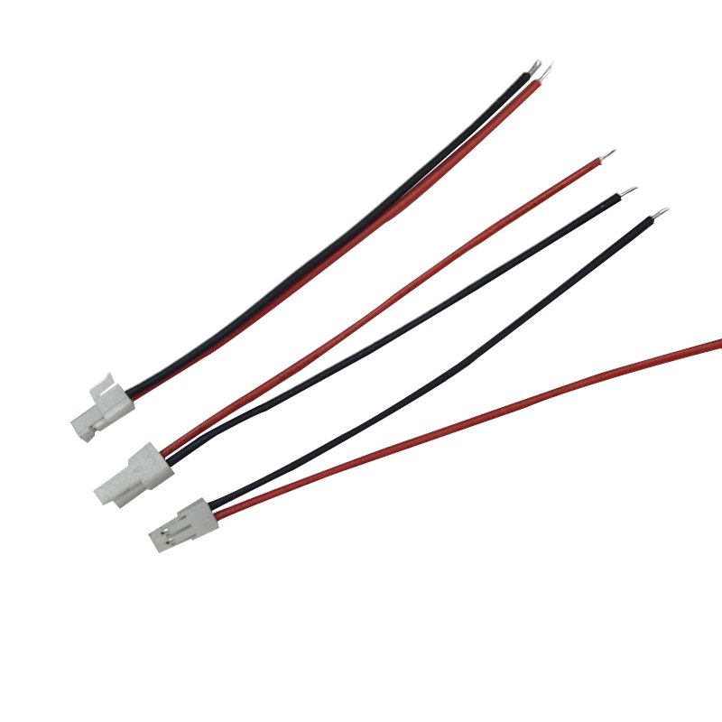 Jst Xh2.54 Xh 2.50mm Wire Cable Connector 2/3/4/5/6 Pin Pitch Male Female Plug Curved Needle Socket 200mm Wire 26awg