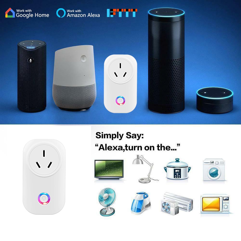 Tuya AU Australia Smart Wifi Plug Socket Work With Alexa & Google Home