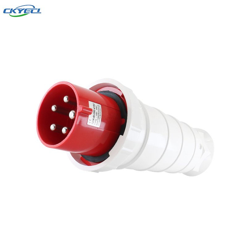 KY1 5P 3P+N+E 380V-415V economical Waterproof Electrical Industrial Male Plug ip44 16A 32A IP67 63A 125A Five core
