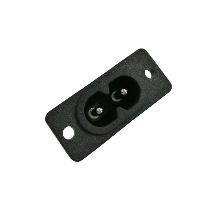 Adapter iec c7 power cord pcb type 110v plug 2 male inlet socket