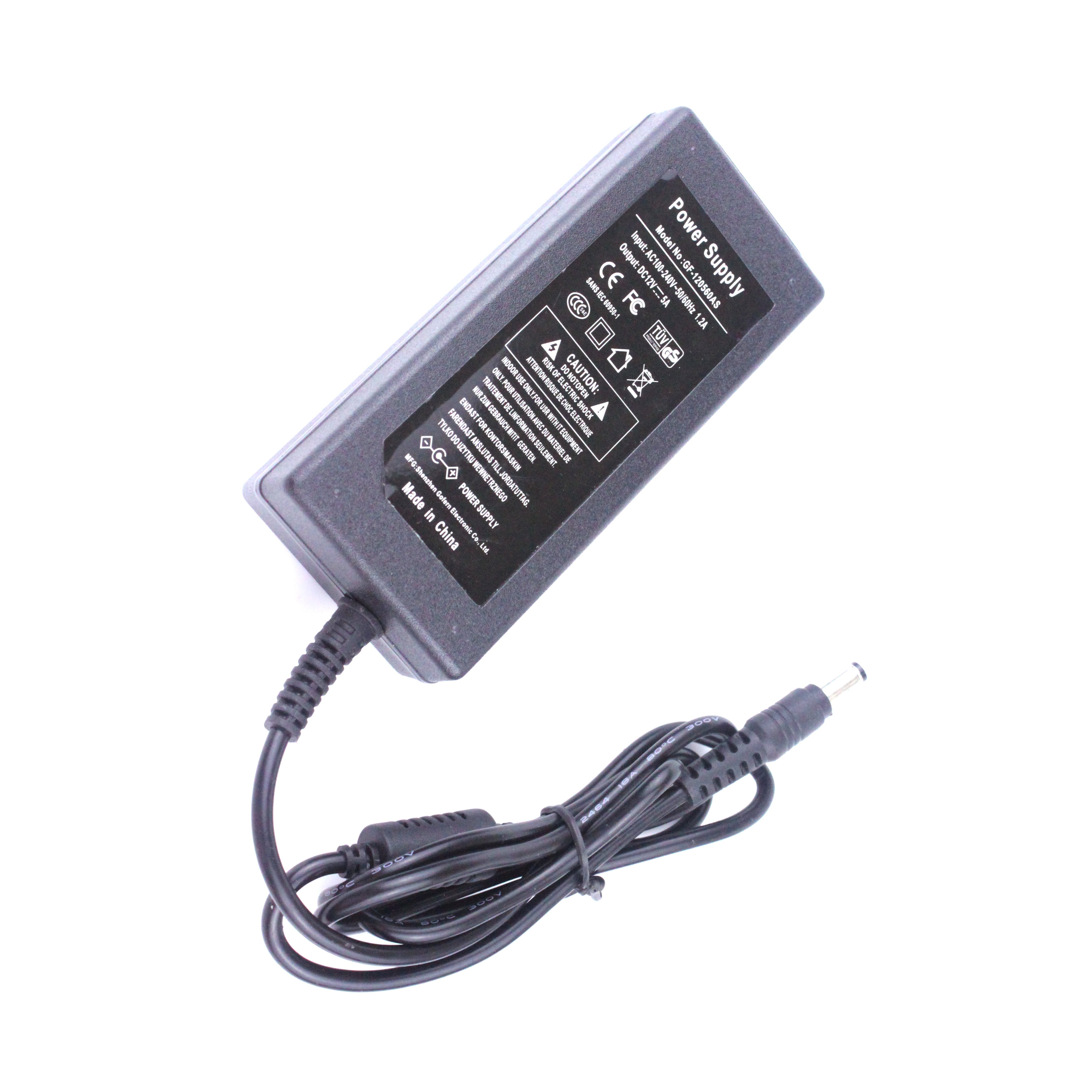 SMPS OEM manufacturer 12V 36V 48V 1A 2A 3A 5A desktop adapter LCD/ LED/ CCTV camera plug in 65w desktop power adapter dc 48V1.3A