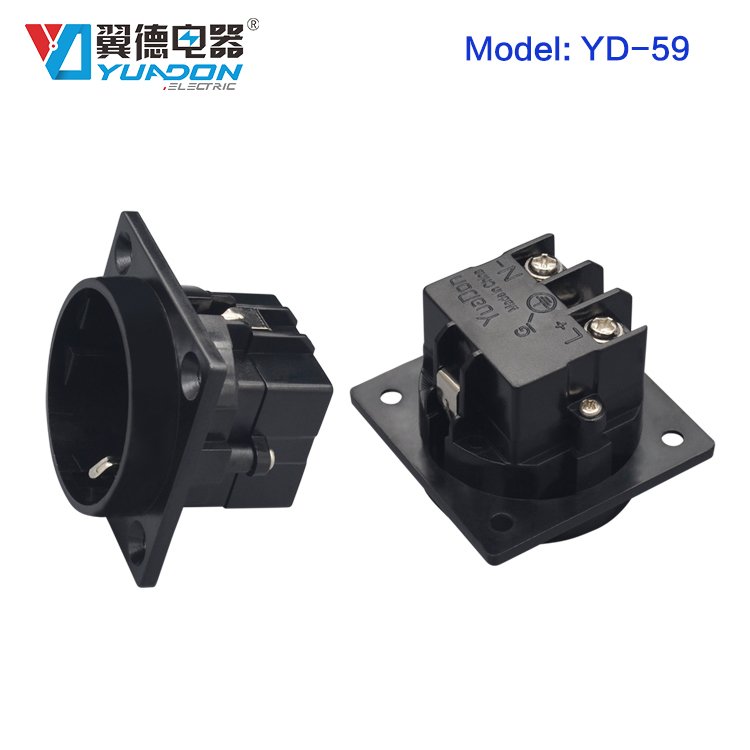 SEMKO certificate Schuko Korea Germany electrical power socket plug outlet with protection YD-59 16A/250V