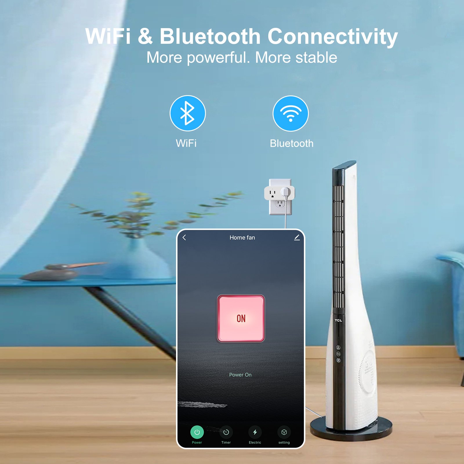 US Manufacturer Wholesale Tuya Alexa Google Home Socket WiFi Smart Power Plug with 2 outlets