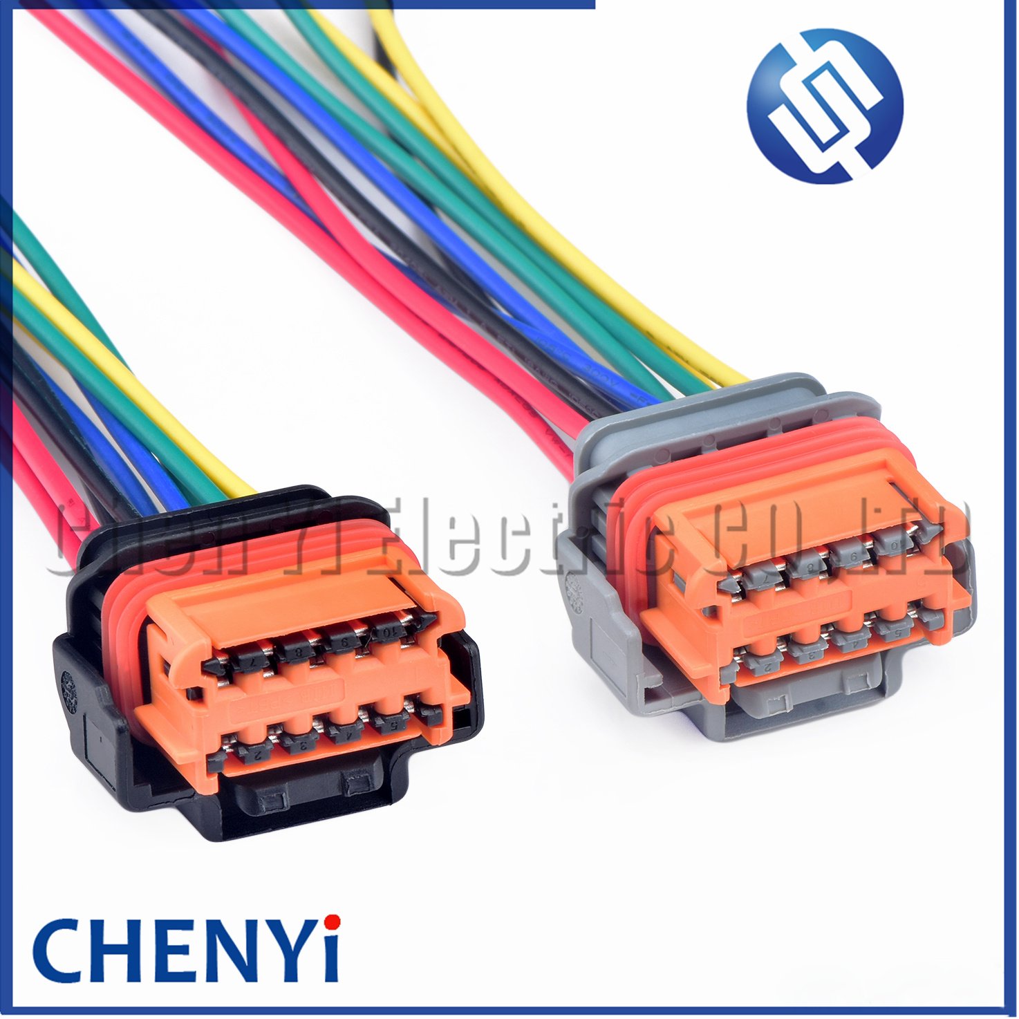 10 Pin/way car headlamp Headlight Lamp plug Cable Harness connector 98788-1201 For Peugeot 307 308 408 3008 Citroen C4L