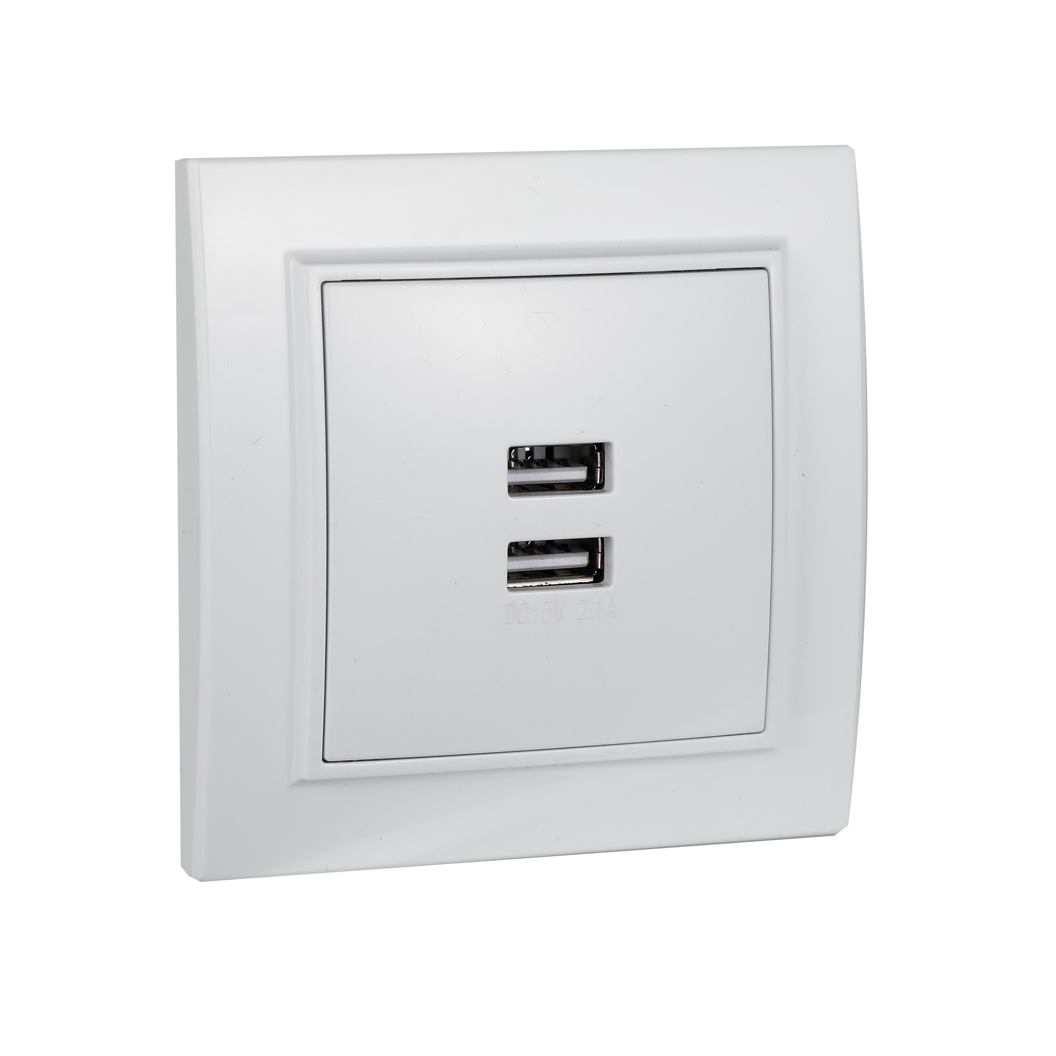 EU socket 1-seater w/o grounding plugs and sockets electrical plug sockets