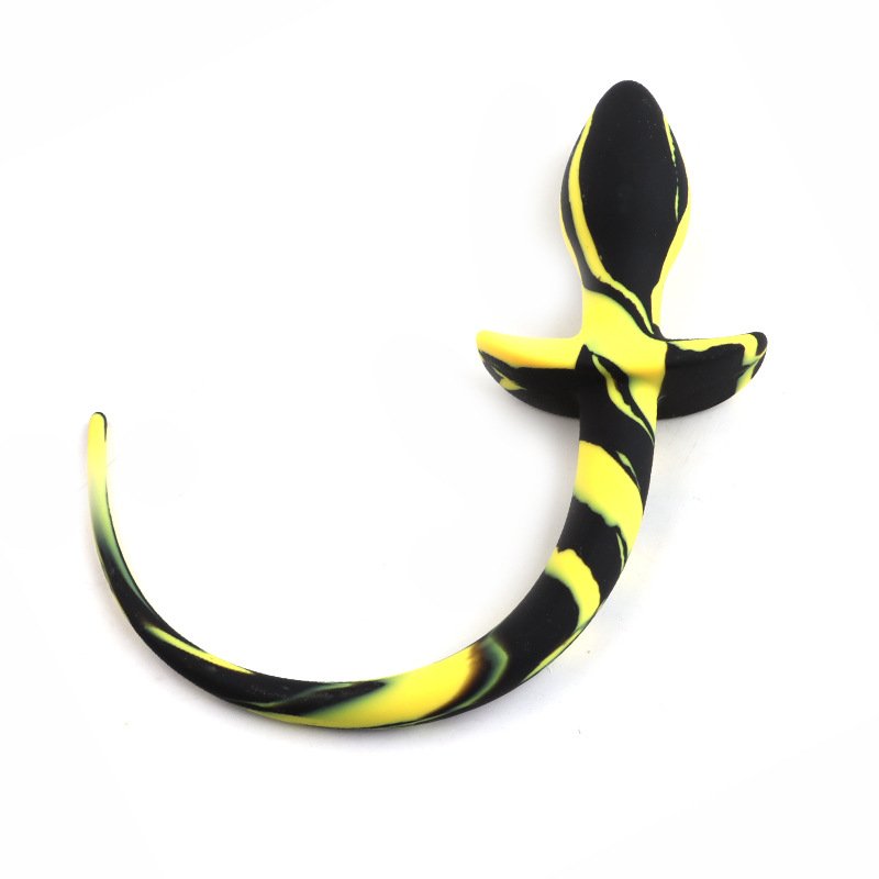 Silicone Long Tail Anal Plug For Male Gay Role Play Dog Tail Butt Plug Adult Prostate Stimulating Anal Toys