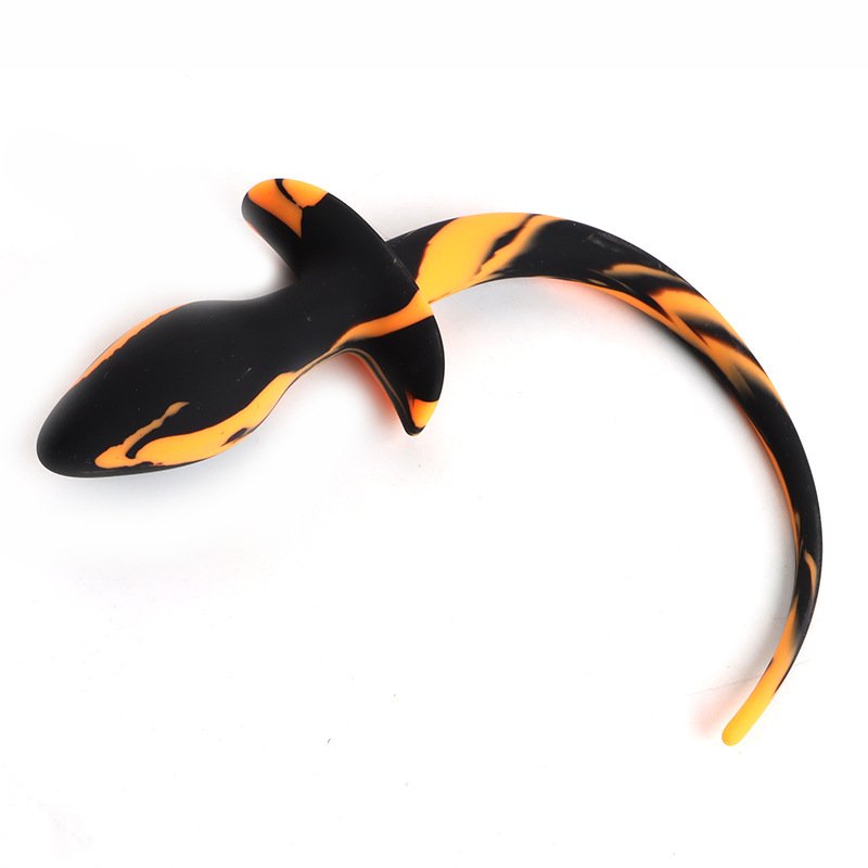 Silicone Long Tail Anal Plug For Male Gay Role Play Dog Tail Butt Plug Adult Prostate Stimulating Anal Toys