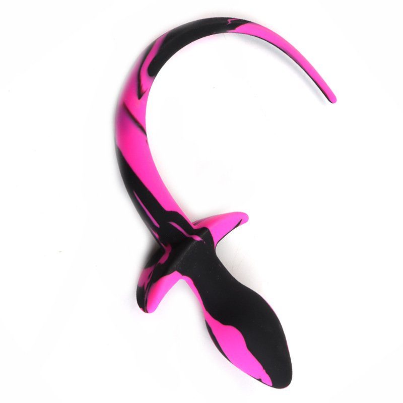 Silicone Long Tail Anal Plug For Male Gay Role Play Dog Tail Butt Plug Adult Prostate Stimulating Anal Toys